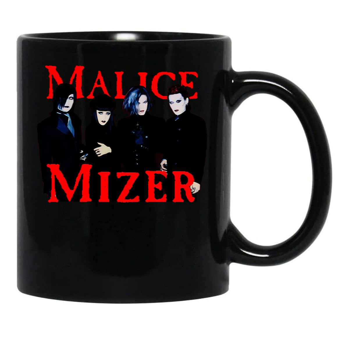 Malice Mizer Visual Kei Japanese Band Members Mana Gackt Kami Kzi Black Coffee Mug, Gift Coffee Mug - Black