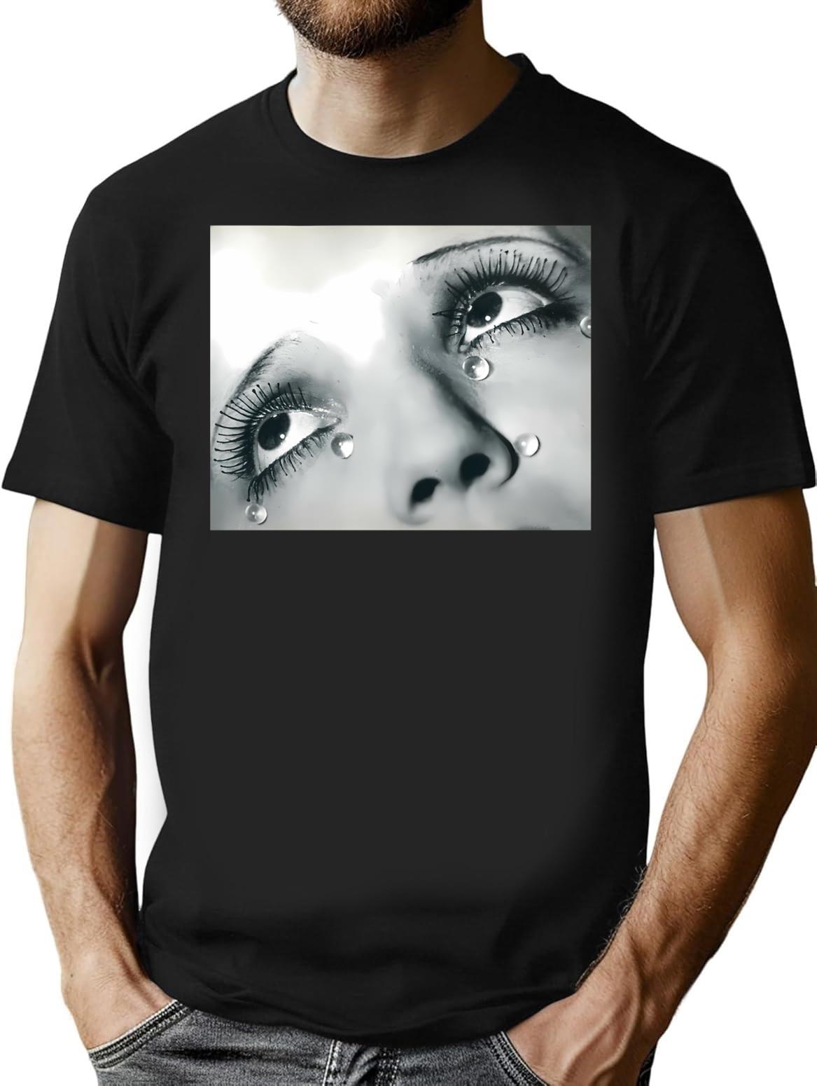 Man Ray T-Shirt for Men & Women, T-Shirts Graphic Tee - Black