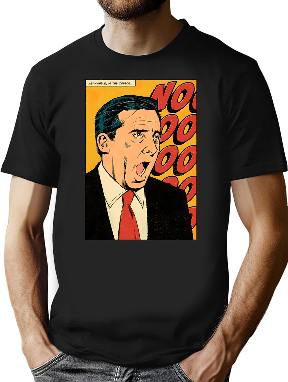 Meanwhile... T-Shirt for Men & Women, T-Shirts Graphic Tee - Black