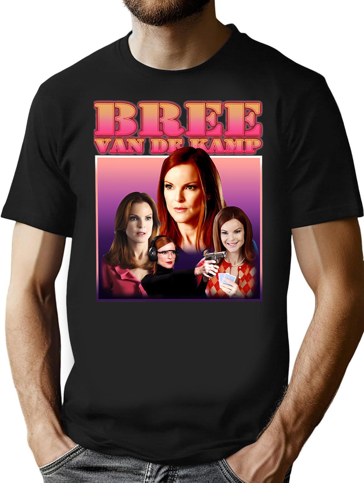 Men Women Bree Van De Kamp Homage Funny Men Fan T-Shirt for Men & Women, T-Shirts Graphic Tee - Black