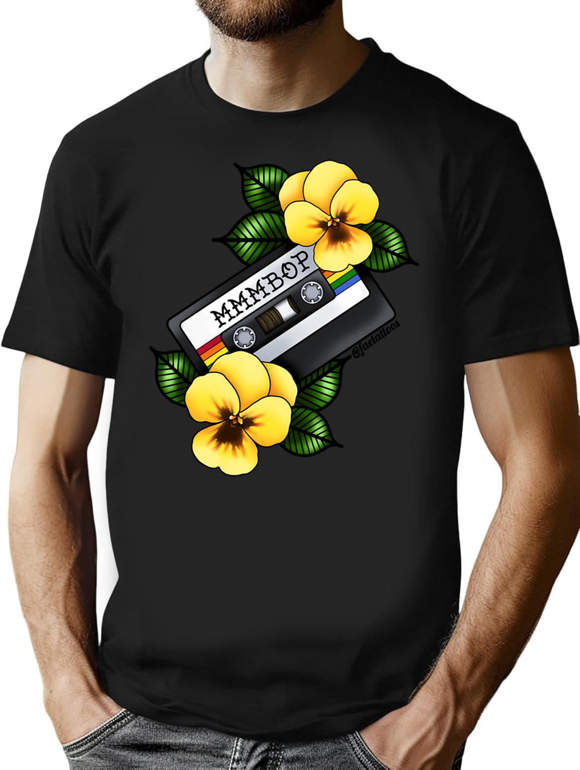 Mmmbop T-Shirt for Men & Women, T-Shirts Graphic Tee - Black