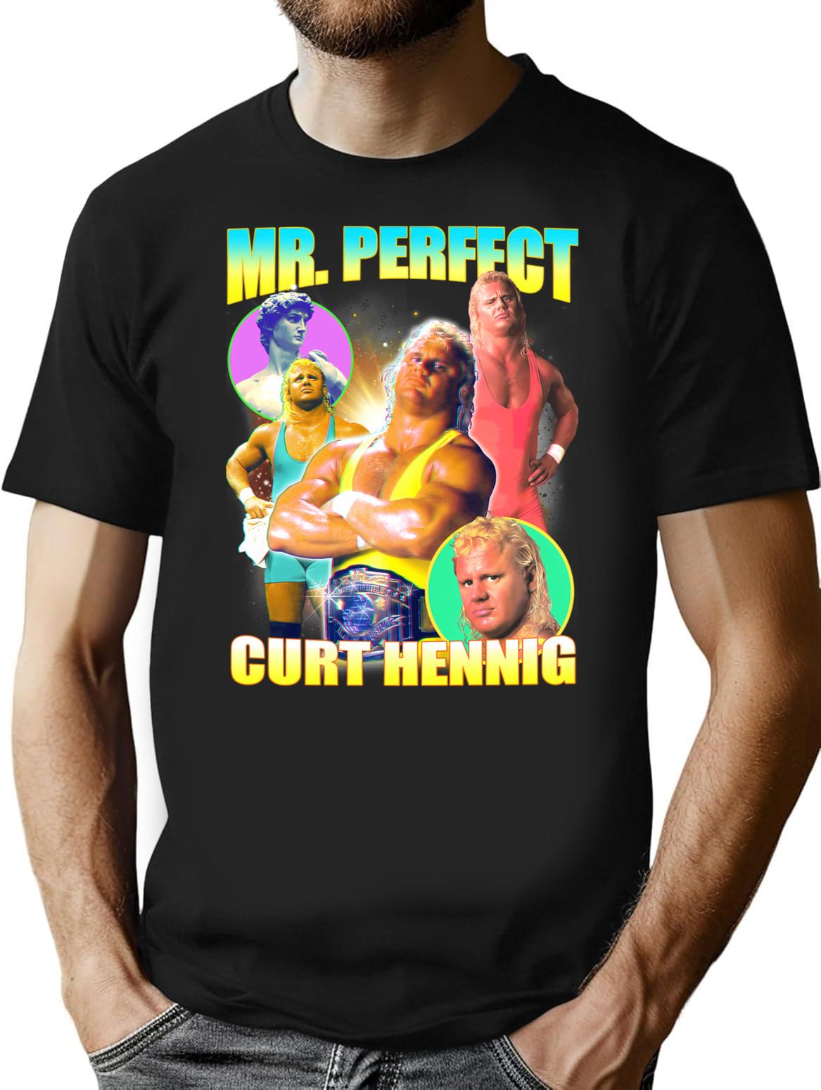 Mr Perfect T-Shirt for Men & Women, T-Shirts Graphic Tee - Black