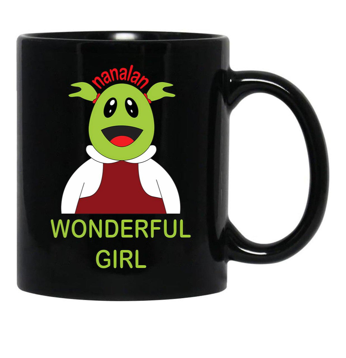 Nanalan Wonderful Girl Black Coffee Mug, Gift Coffee Mug - Black