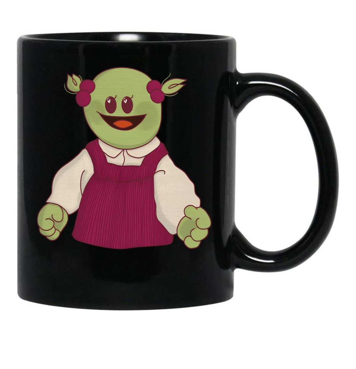 Nanalan (4) Black Coffee Mug, Gift Coffee Mug - Black