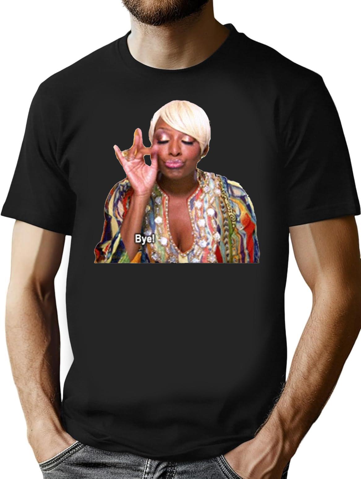 Nene Leakes Bye Premium Heavyweight Cotton T-Shirt - Black