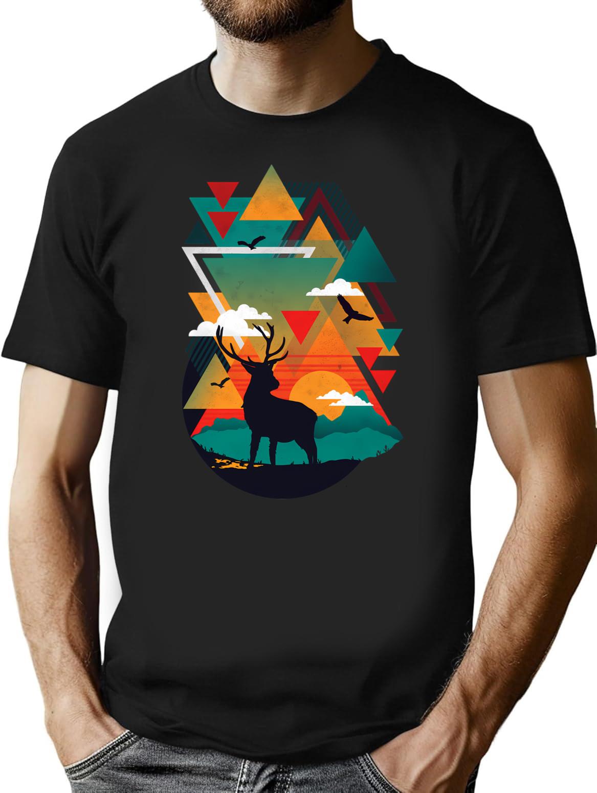 New Ridges T-Shirt for Men & Women, T-Shirts Graphic Tee - Black