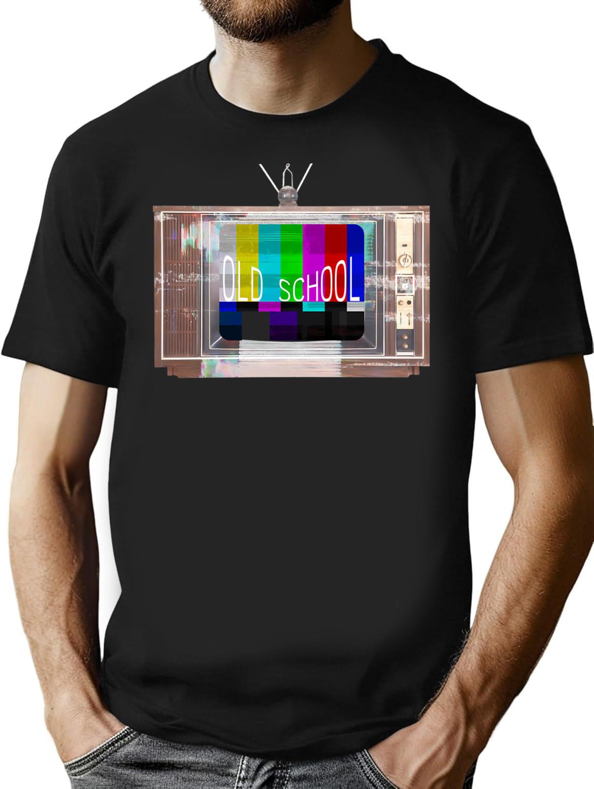 Old School Is A Classic T-Shirt for Men & Women, T-Shirts Graphic Tee - Black