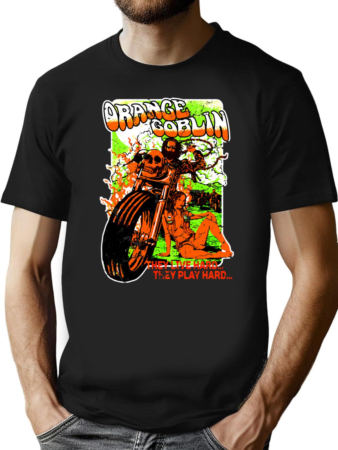 Orange Goblin Band T-Shirt for Men & Women, T-Shirts Graphic Tee - Black