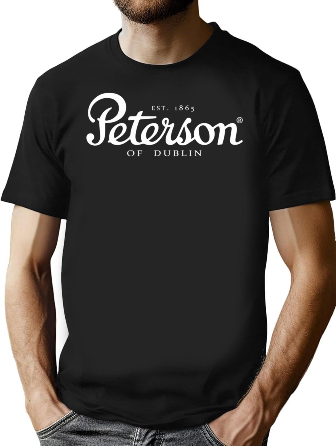 Peterson T-Shirt for Men & Women, T-Shirts Graphic Tee - Black