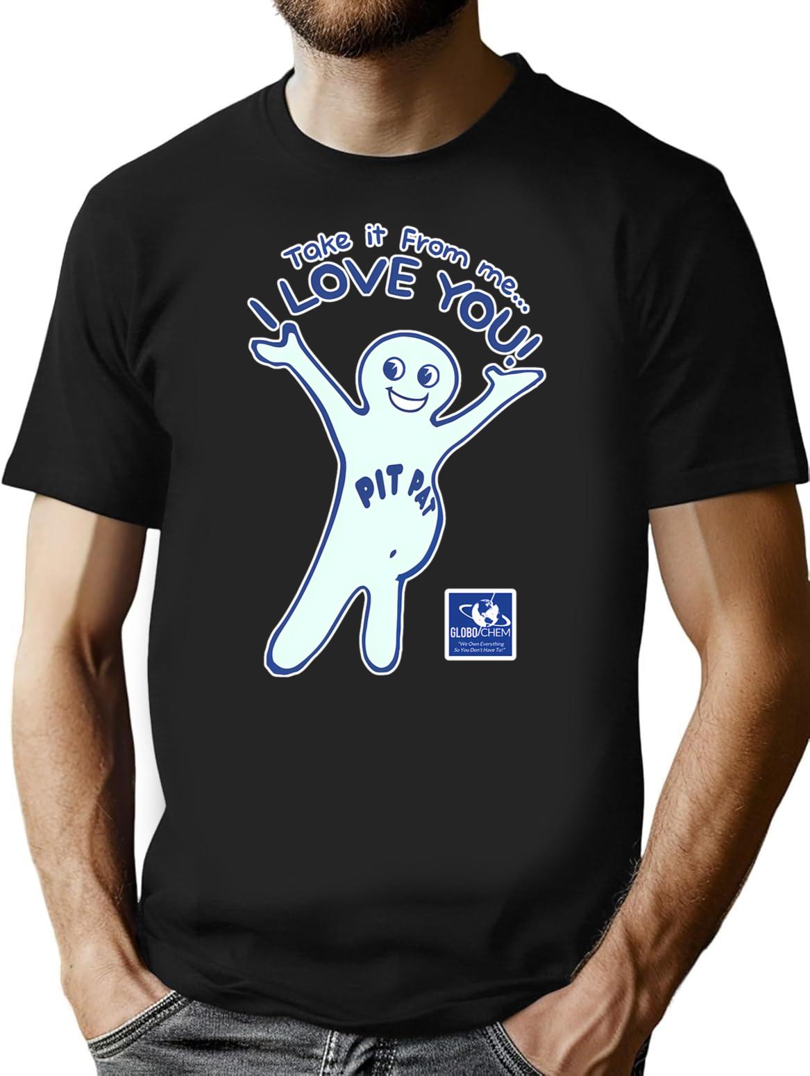 Pit Pat T-Shirt for Men & Women, T-Shirts Graphic Tee - Black