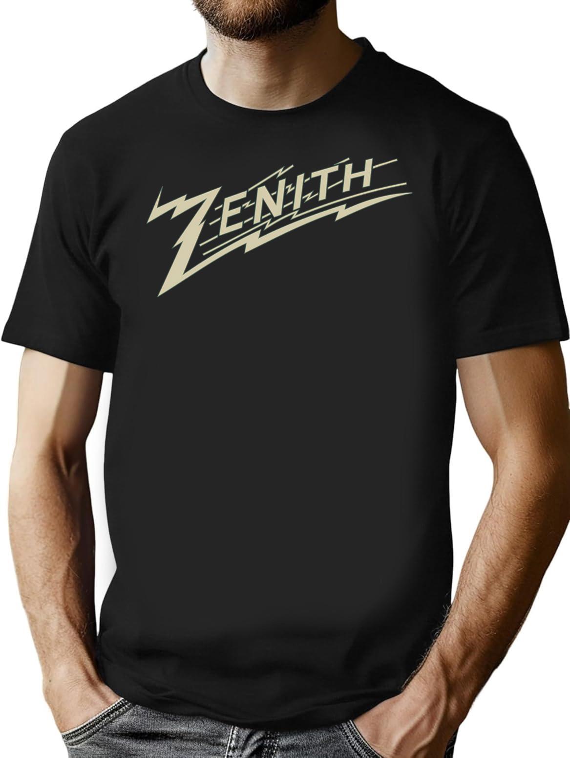 Retro Zenith T-Shirt for Men & Women, T-Shirts Graphic Tee - Black