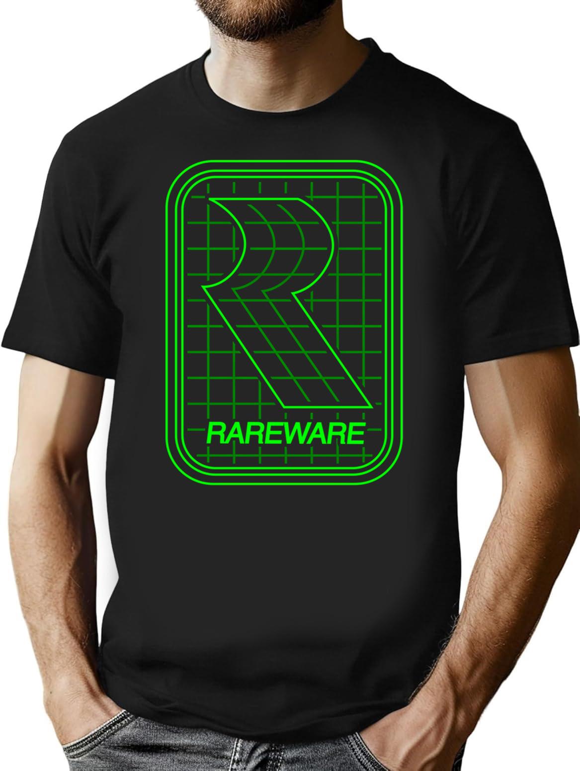 Retroware T-Shirt for Men & Women, T-Shirts Graphic Tee - Black