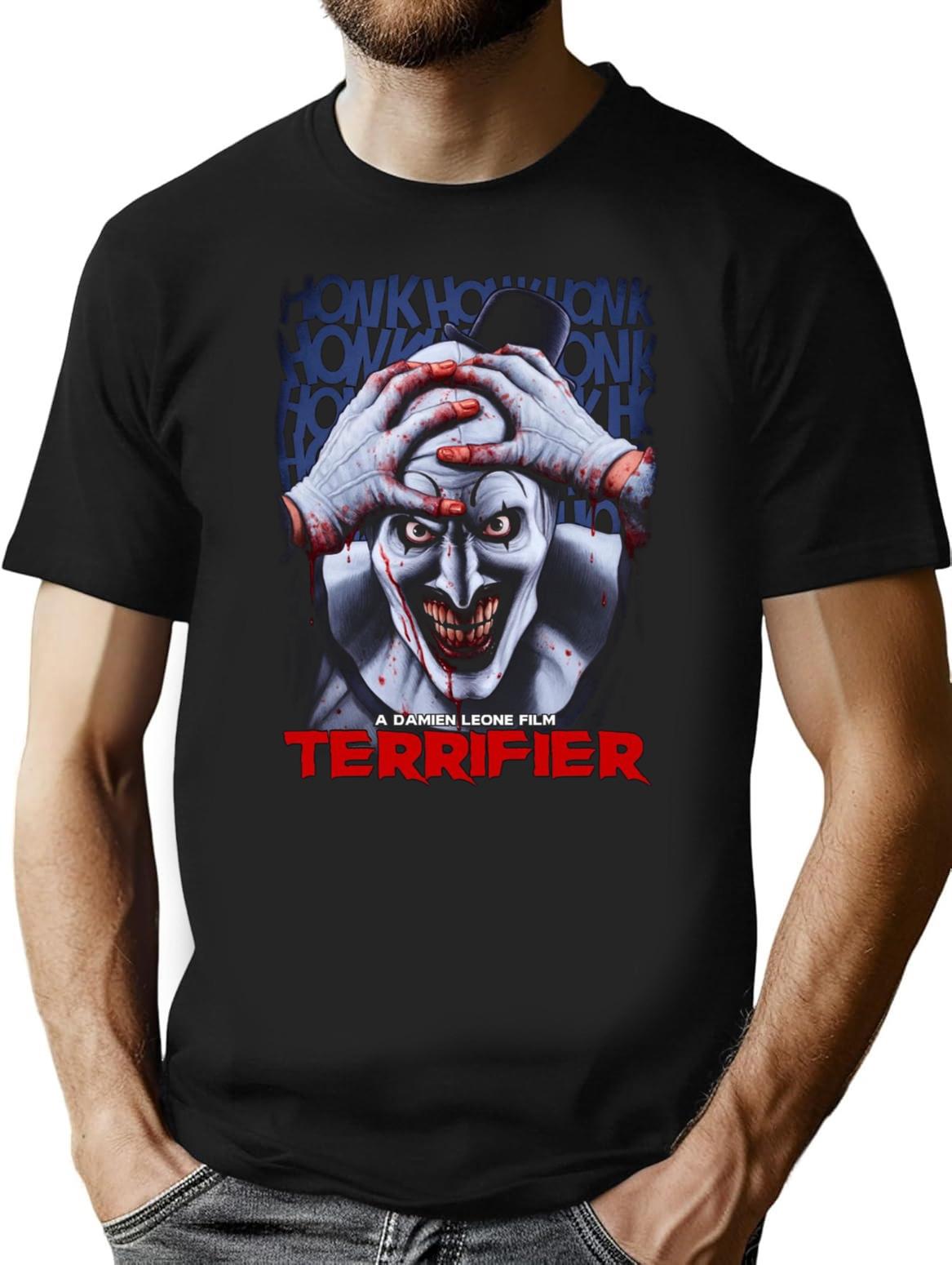 Terrifier Art_s Killing Joke Premium Heavyweight Cotton T-Shirt - Black