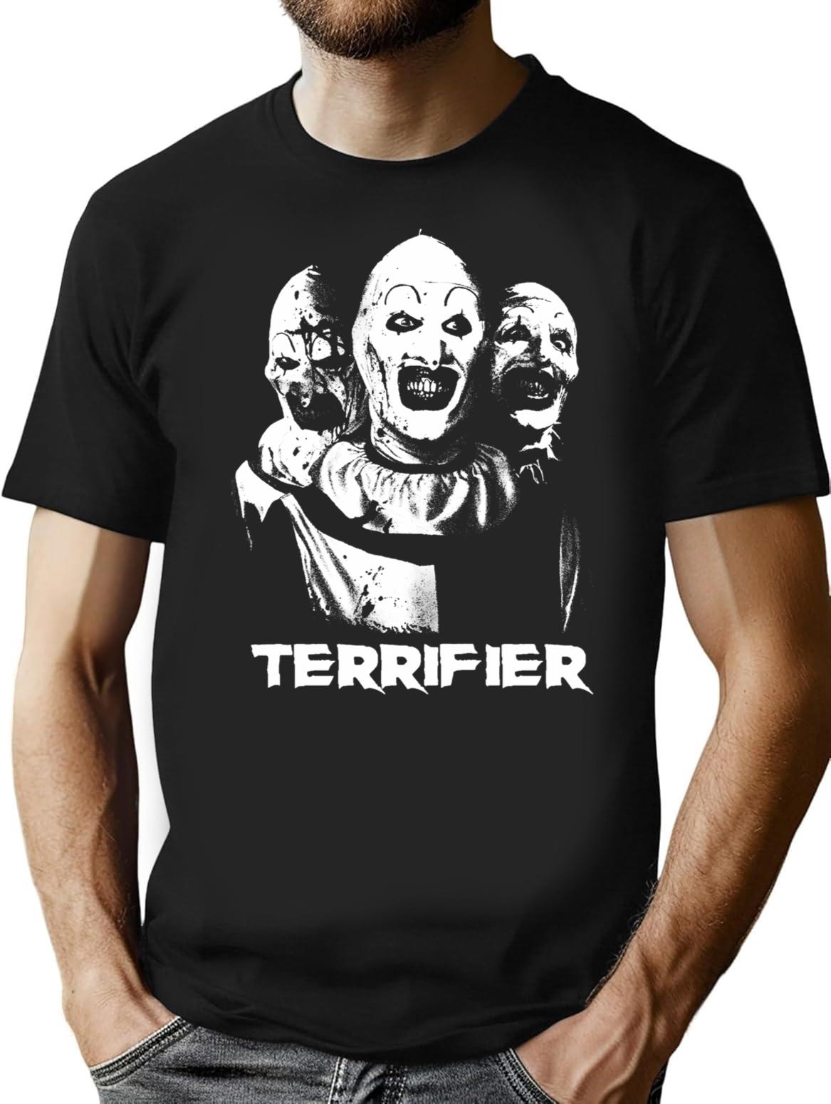 Terrifier (12) T-Shirt for Men & Women, T-Shirts Graphic Tee - Black