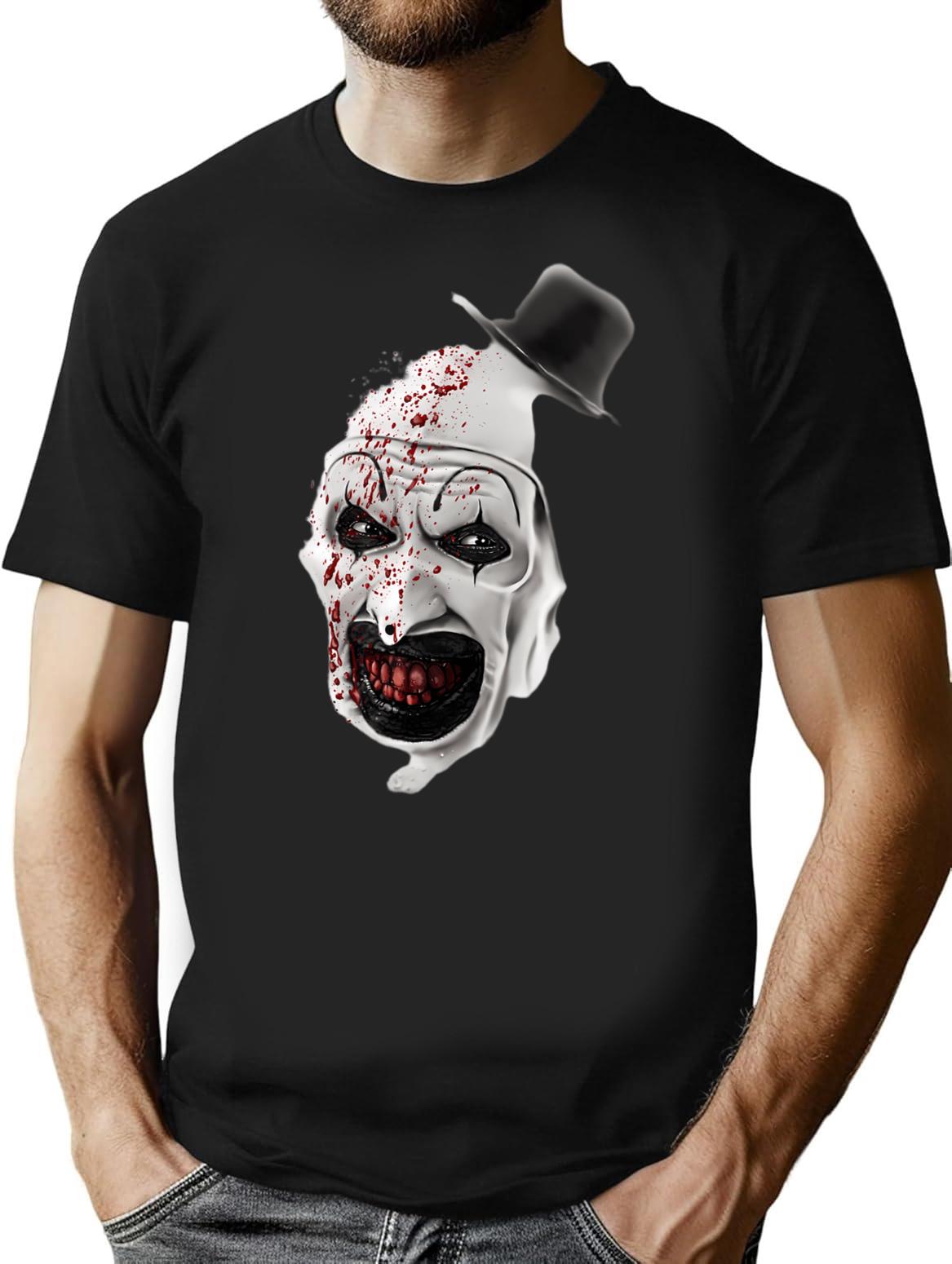 Terrifier (73) T-Shirt for Men & Women, T-Shirts Graphic Tee - Black