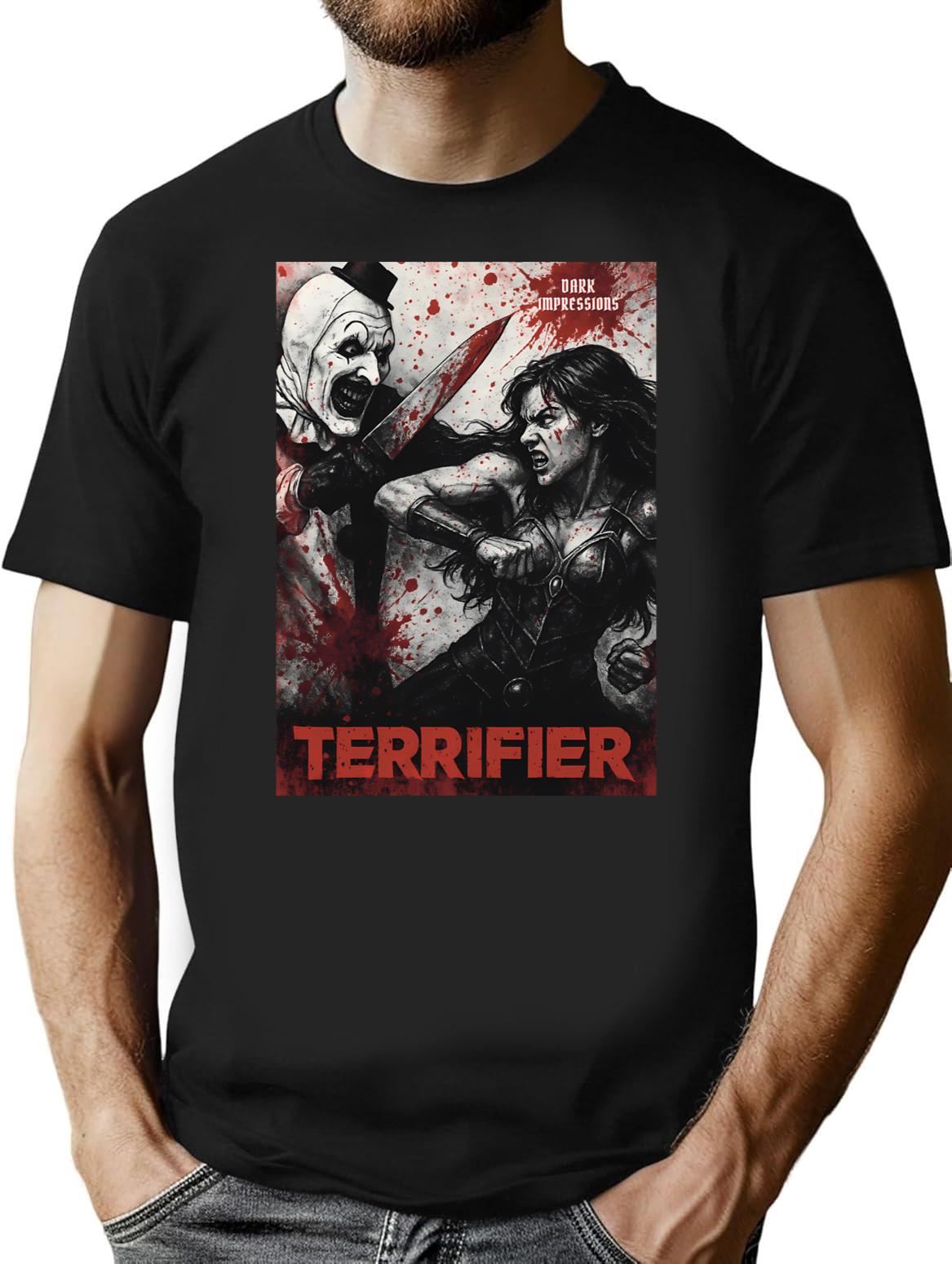 Terrifier (81) T-Shirt for Men & Women, T-Shirts Graphic Tee - Black