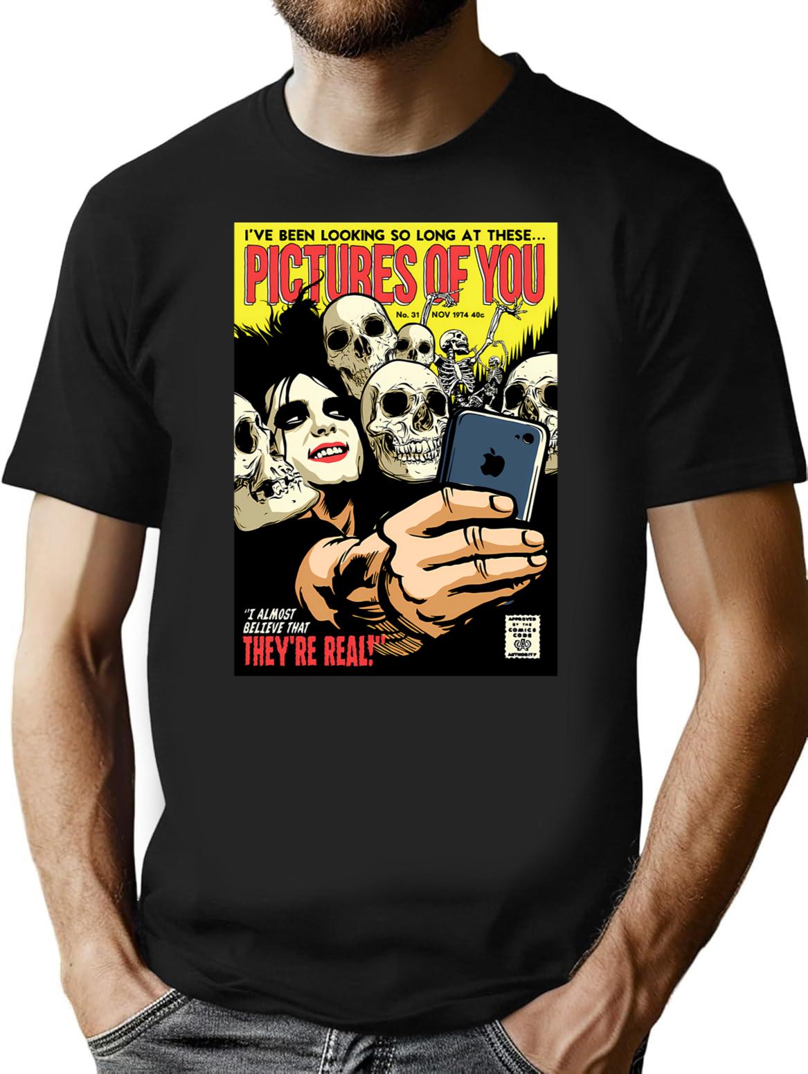 Tfts T-Shirt for Men & Women, T-Shirts Graphic Tee - Black
