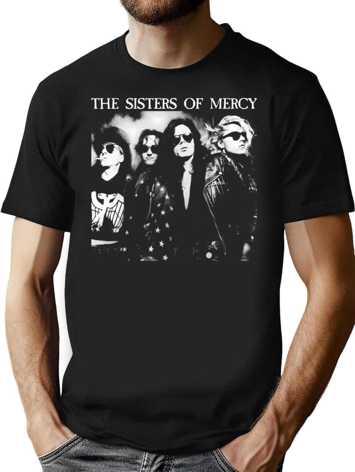The Sisters Of Mercy Music Gift For Men Women T-Shirt for Men & Women, T-Shirts Graphic Tee - Black