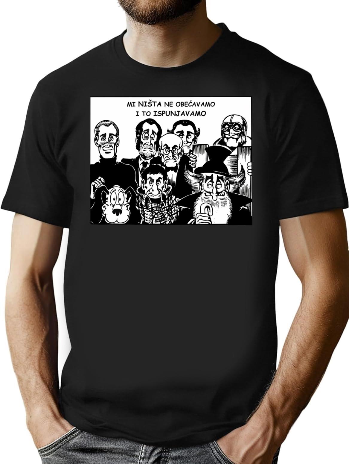 Tnt Comics T-Shirt for Men & Women, T-Shirts Graphic Tee - Black