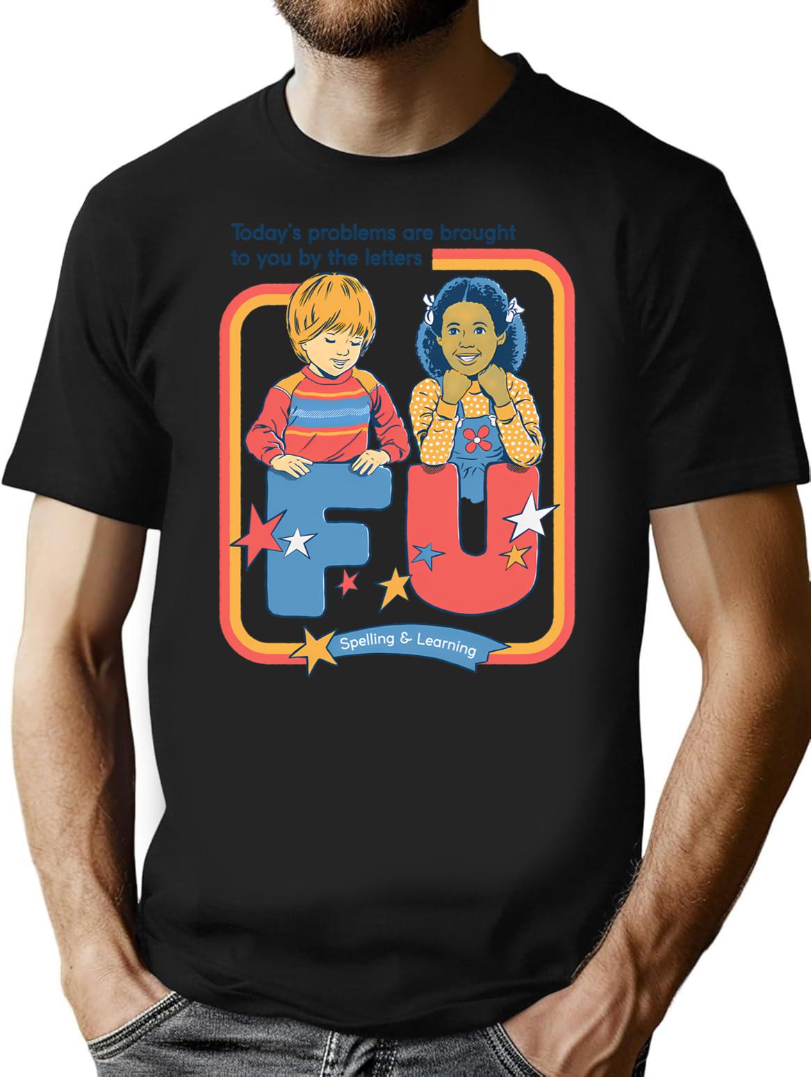 Today'S Problems T-Shirt for Men & Women, T-Shirts Graphic Tee - Black