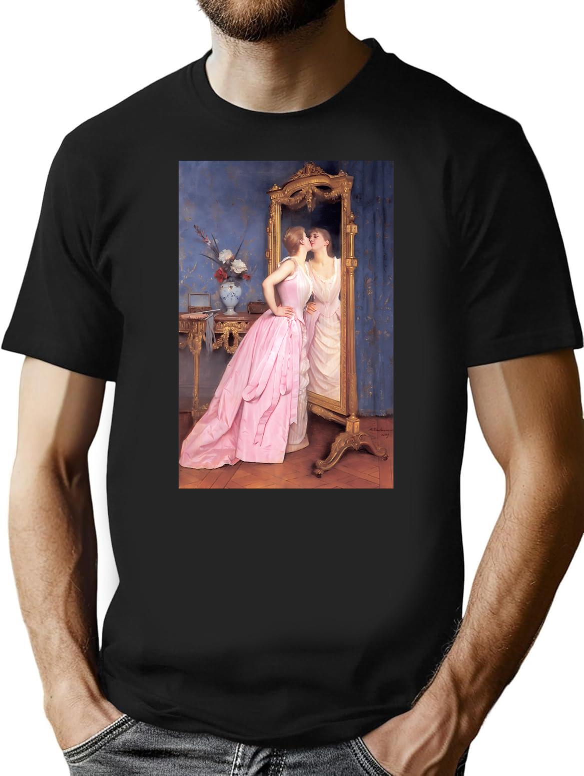 Toulmouche'S Vanity T-Shirt for Men & Women, T-Shirts Graphic Tee - Black