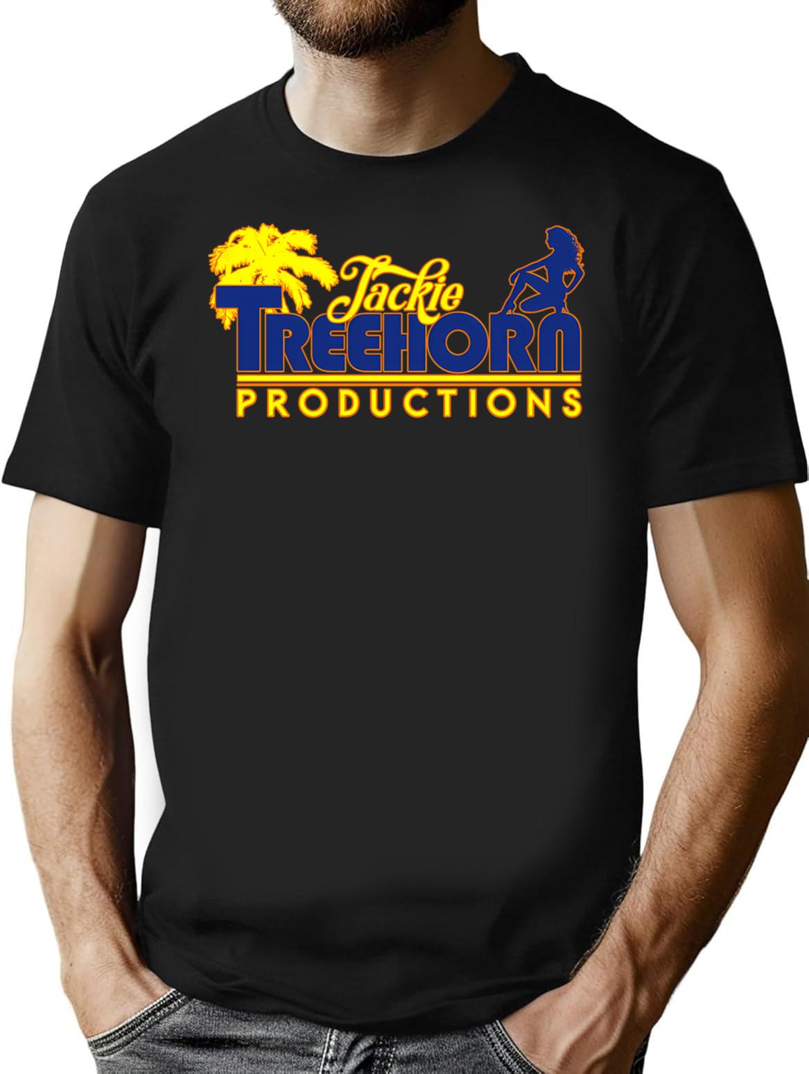 Treehorn Productions T-Shirt for Men & Women, T-Shirts Graphic Tee - Black
