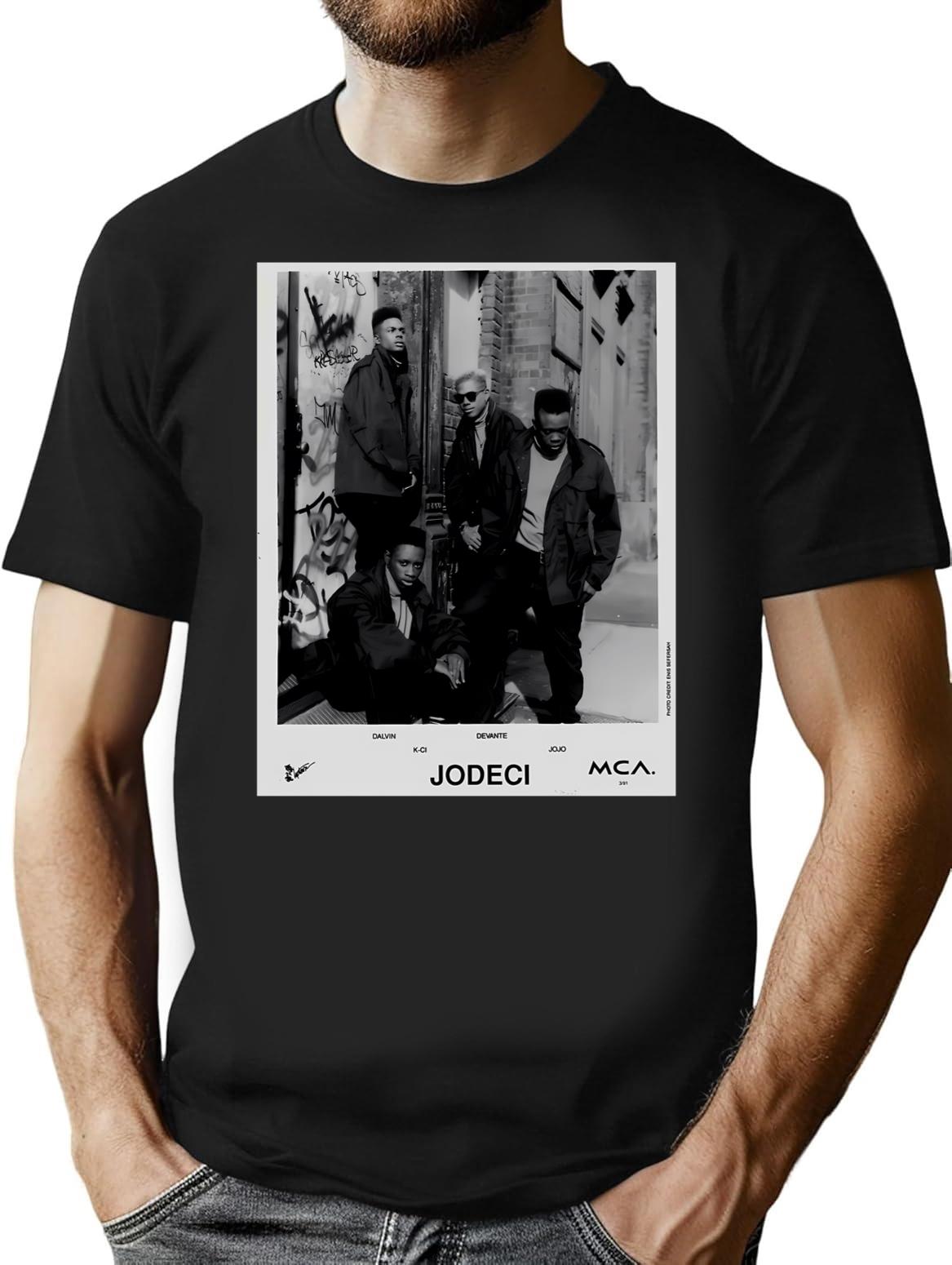 Vintage Jodeci T-Shirt for Men & Women, T-Shirts Graphic Tee - Black