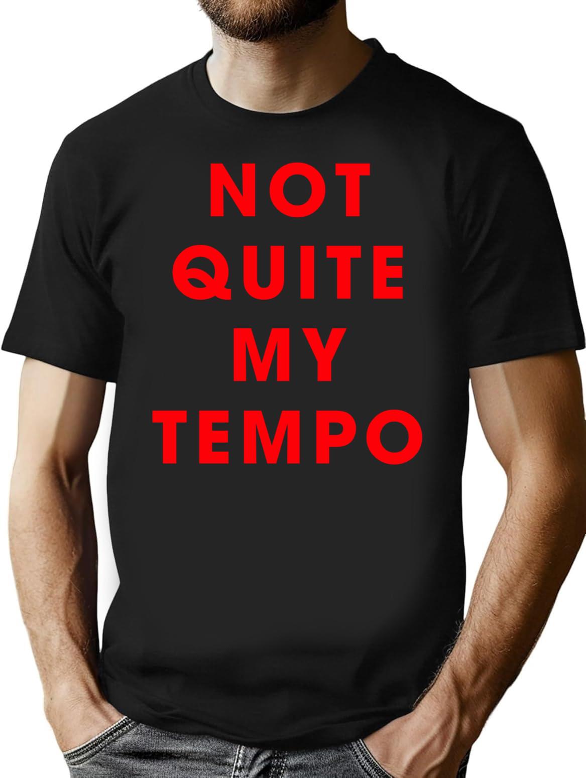 Whiplash - NOT QUITE MY TEMPO Premium Heavyweight Cotton T-Shirt - Black