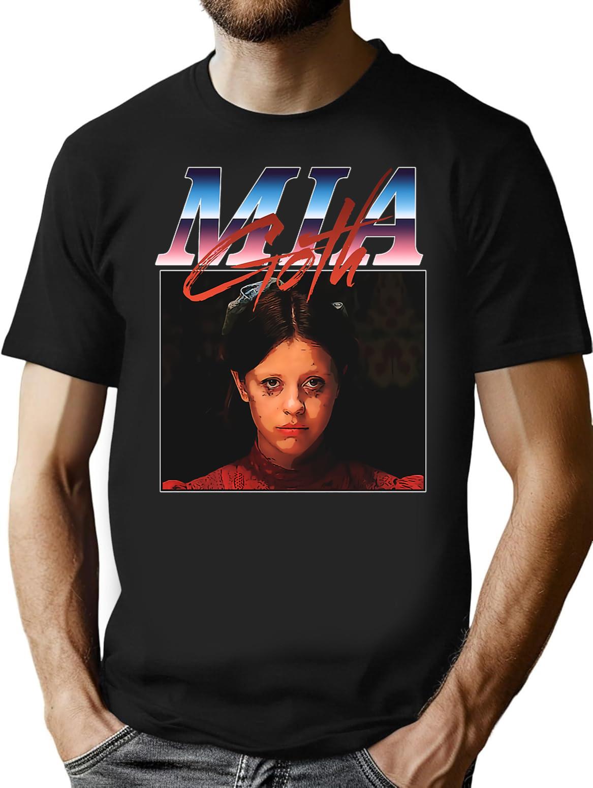 mia Goth Essential Premium Heavyweight Cotton T-Shirt - Black