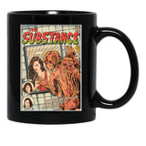 Retro The Substance The Poster Black Coffee Mug, Gift Coffee Mug - Black