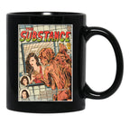 Retro The Substance The Poster Black Coffee Mug, Gift Coffee Mug - Black