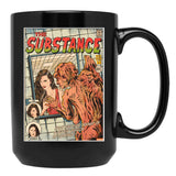 Retro The Substance The Poster Black Coffee Mug, Gift Coffee Mug