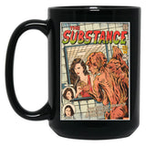 Retro The Substance The Poster Black Coffee Mug, Gift Coffee Mug