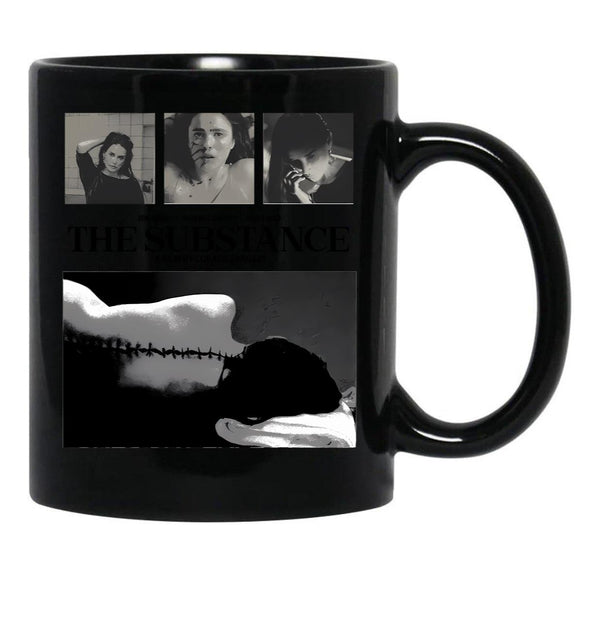 Retro Black The Substance Black Coffee Mug, Gift Coffee Mug - Black