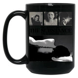 Retro Black The Substance Black Coffee Mug, Gift Coffee Mug