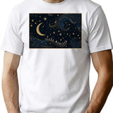 10000 Maniacs Vintage Victorian Design T-Shirt for Men & Women, T-Shirts Graphic Tee - White