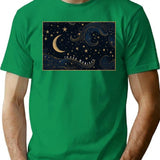 10000 Maniacs Vintage Victorian Design T-Shirt for Men & Women, T-Shirts Graphic Tee - Green