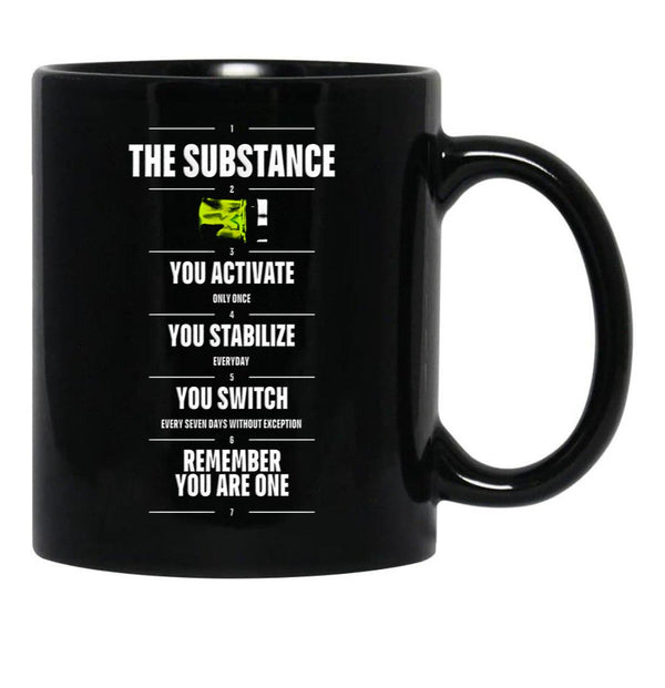 Remember You Are One - The Substance (2024) Black Coffee Mug, Gift Coffee Mug - Black