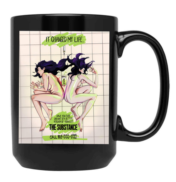 It Changed My Life The Substance Black Coffee Mug, Gift Coffee Mug