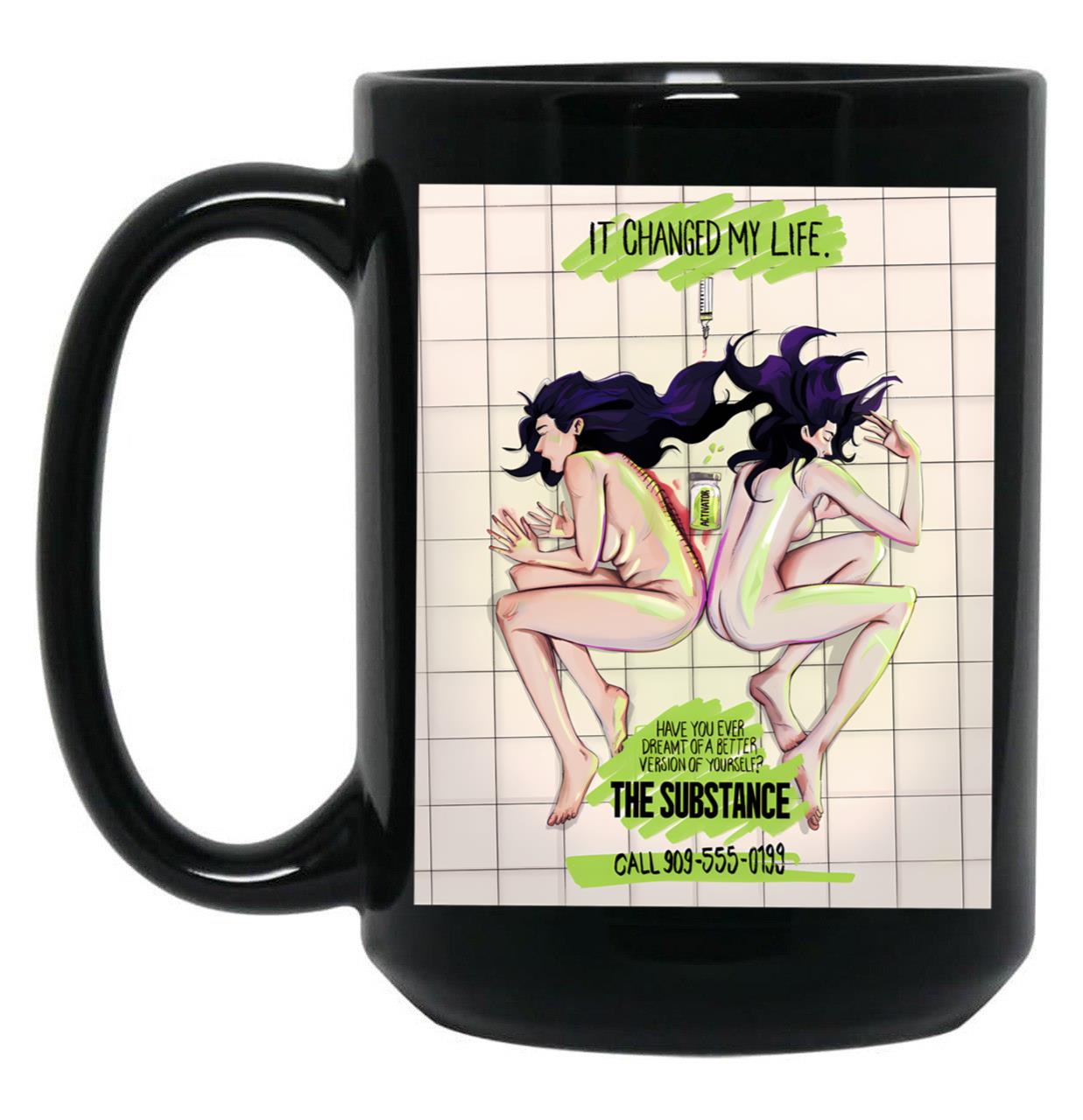 It Changed My Life The Substance Black Coffee Mug, Gift Coffee Mug