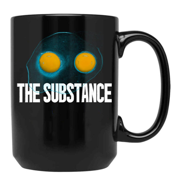 The Substance (2024) Black Coffee Mug, Gift Coffee Mug