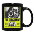 The Substance Movie Horror Style Black Coffee Mug, Gift Coffee Mug - Black