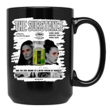 The Subtance Ll Black Coffee Mug, Gift Coffee Mug