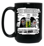 The Subtance Ll Black Coffee Mug, Gift Coffee Mug