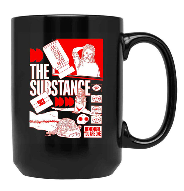The Substance Black Coffee Mug, Gift Coffee Mug Style 2