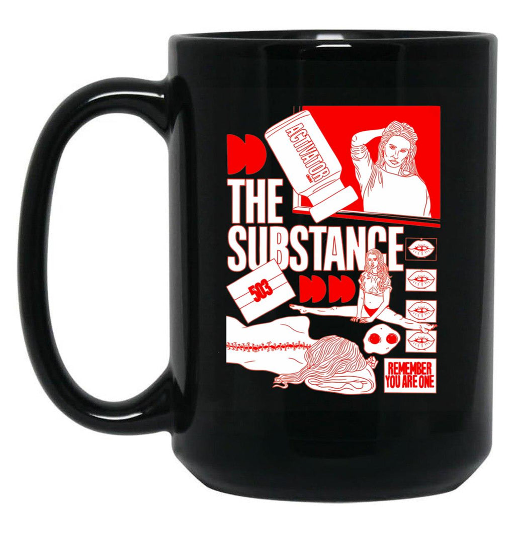 The Substance Black Coffee Mug, Gift Coffee Mug Style 2