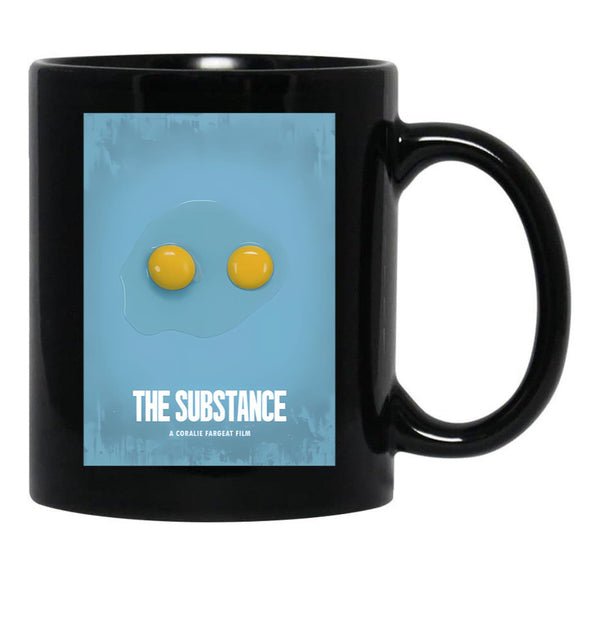 The Substance Black Coffee Mug, Gift Coffee Mug Style 3 - Black