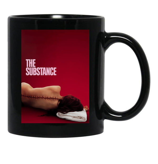 The Substance Movie Black Coffee Mug, Gift Coffee Mug Style 1 - Black