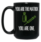 You Are The Matrix Black Coffee Mug, Gift Coffee Mug