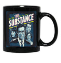 The Substance Sticker Black Coffee Mug, Gift Coffee Mug - Black